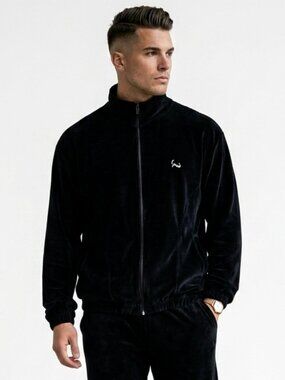 Gionfriddo Italian Velour Track Jacket - Size Large